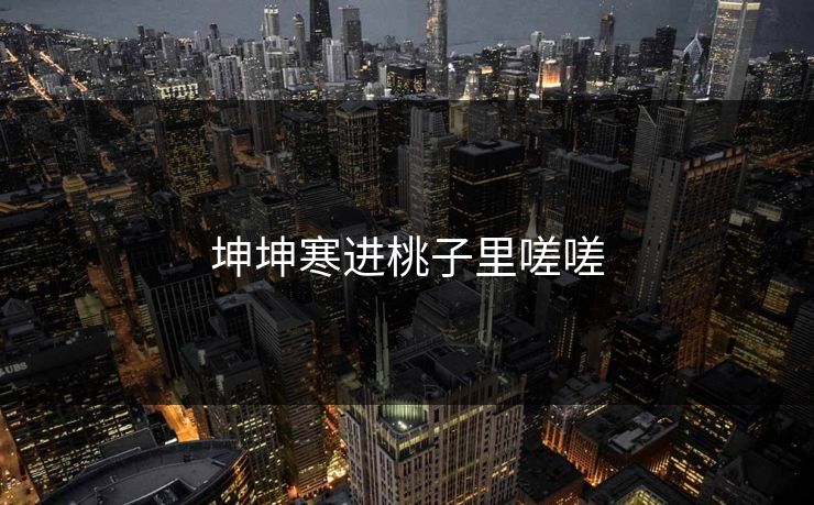 坤坤寒进桃子里嗟嗟