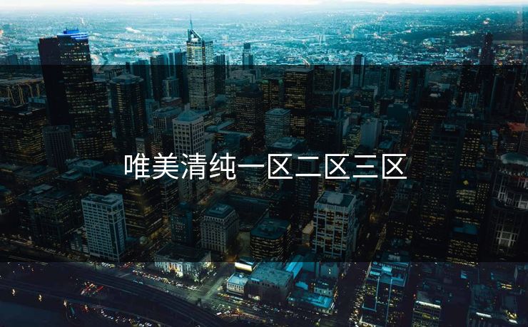 唯美清纯一区二区三区